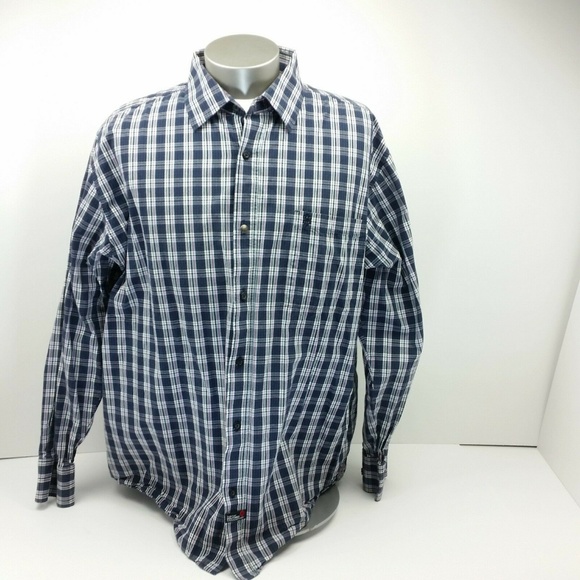 Southpole Shirt  Plaid Blue Button Authentic - Picture 2 of 8